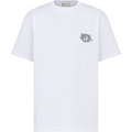 T-shirt CD Charm, coupe relax Jersey de coton bleu