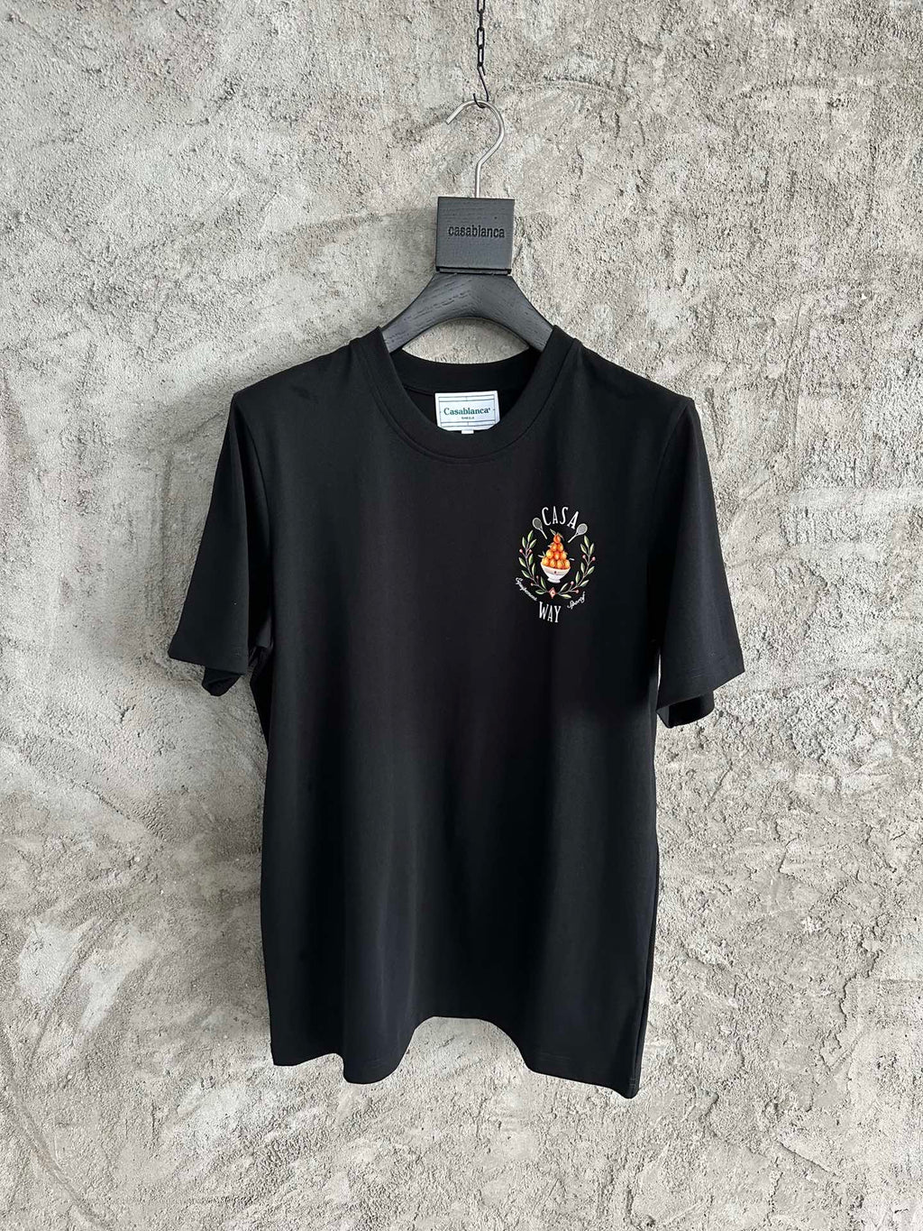 T-shirt Casablanca noir