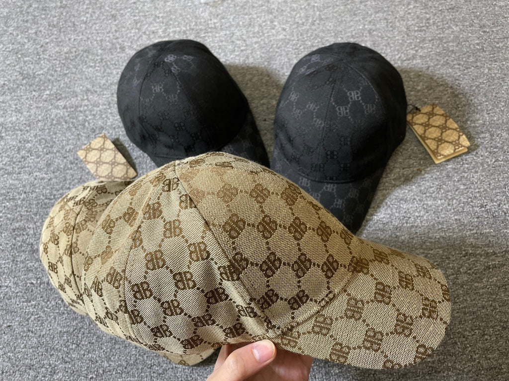Casquette blncg x Gg marron
