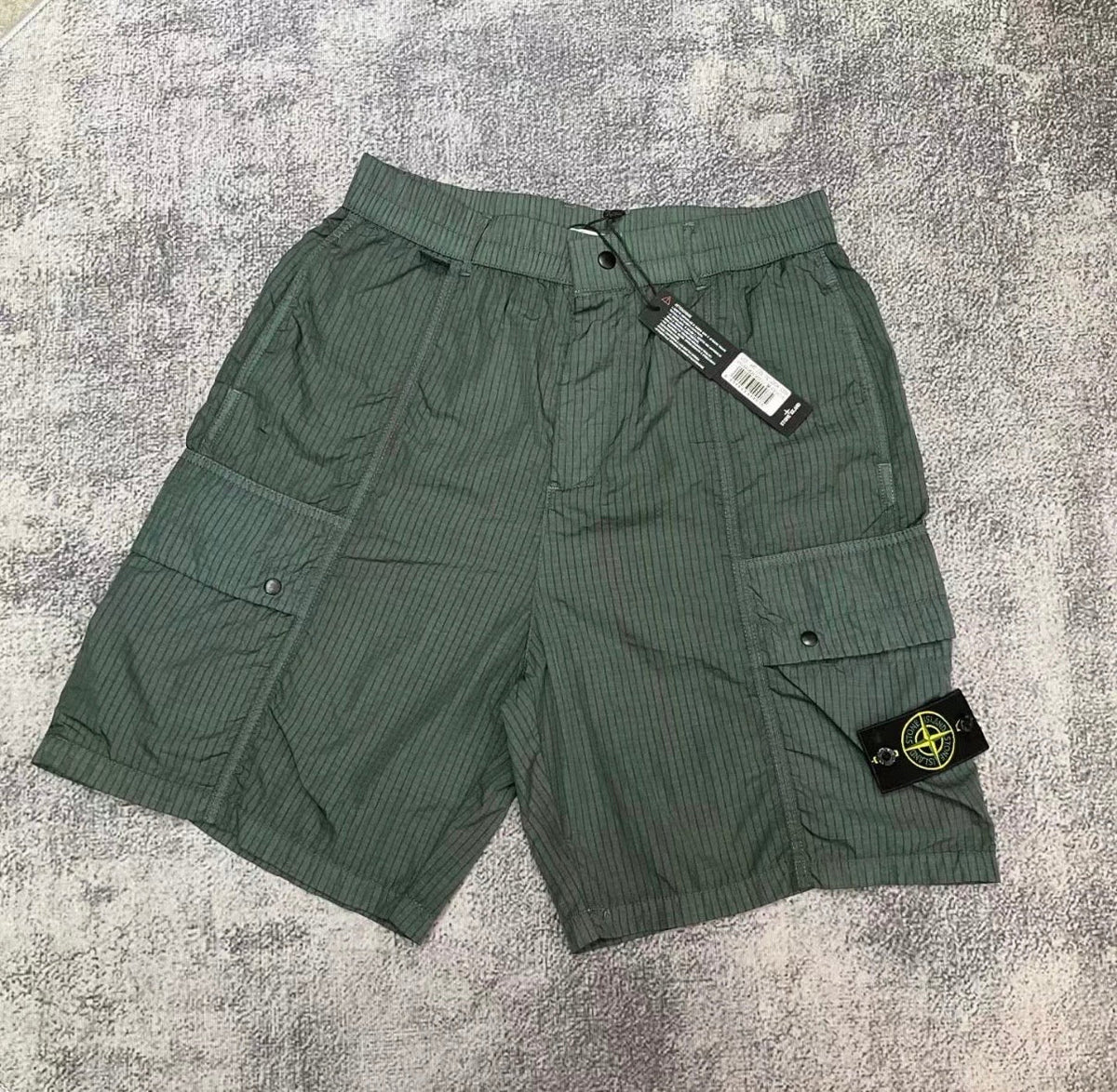Short stone island rayé