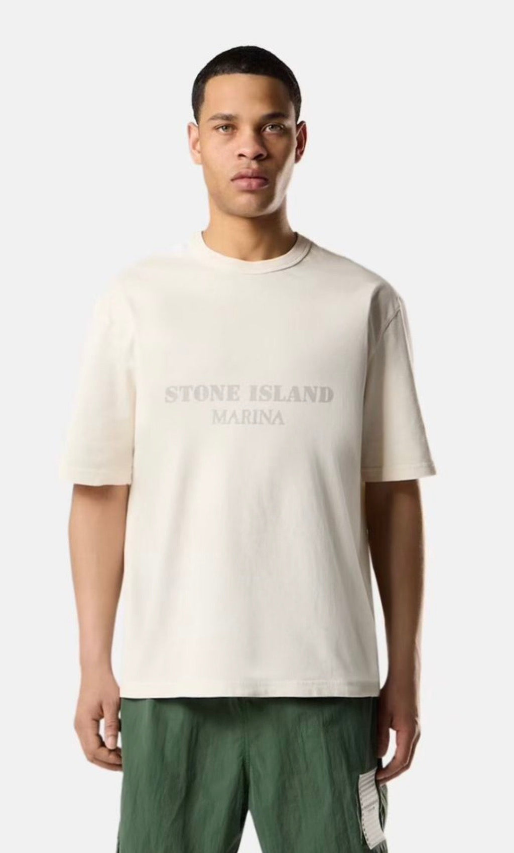 T-shirt Stone Island blanc