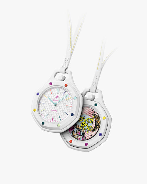 Audemars piquet x swatch automatic avec bracelet bio céramique inclus blanc