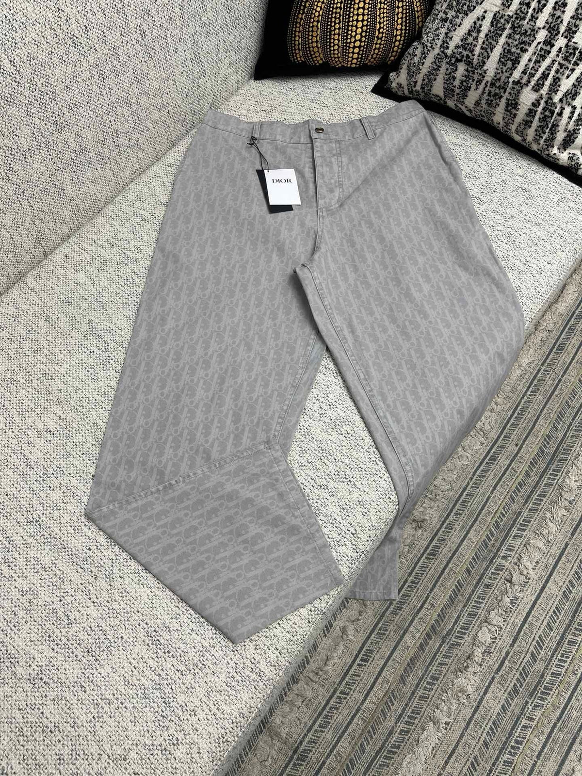 Ensemble CD Oblique Denim de coton gris