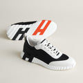 Sneakers Hermès Bouncing noir orange
