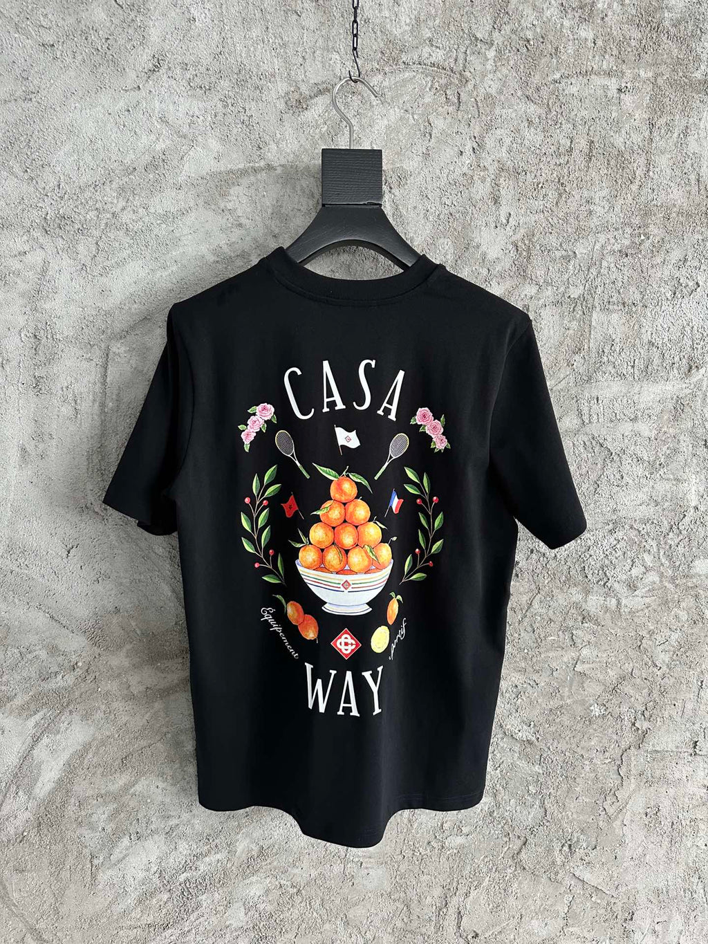 T-shirt Casablanca noir