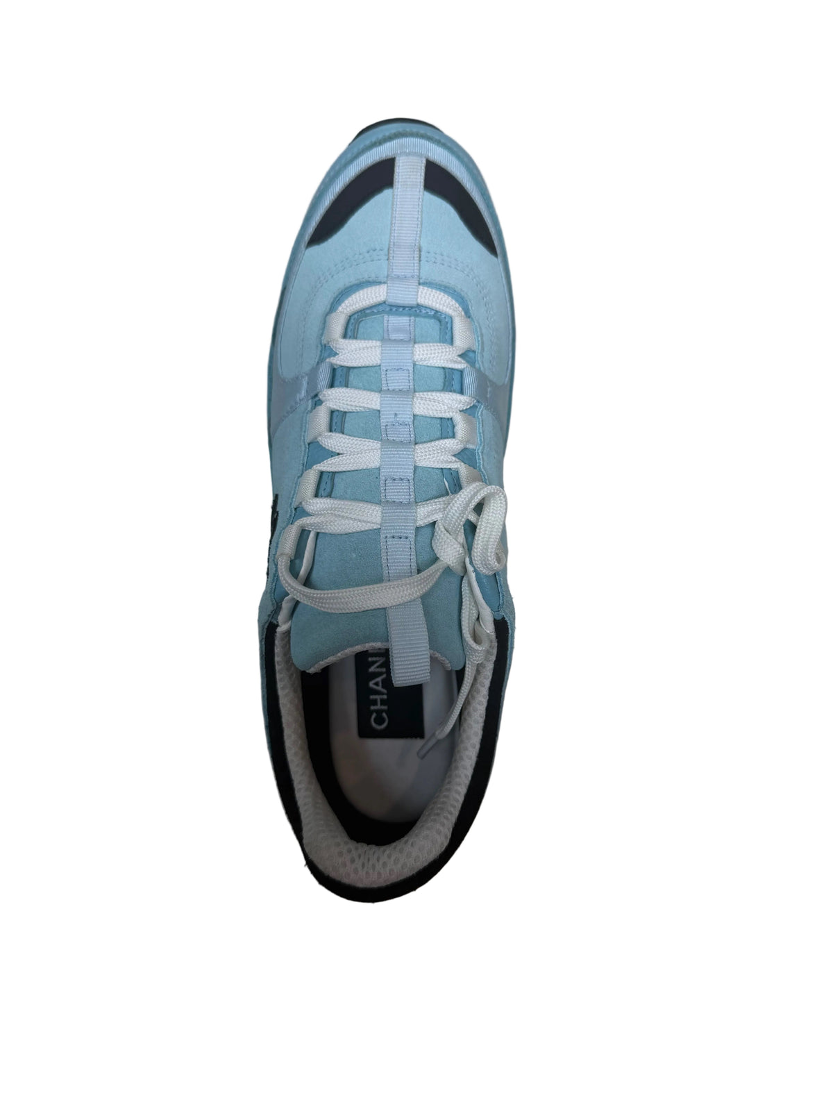 Sneakers Chanel bleu ciel