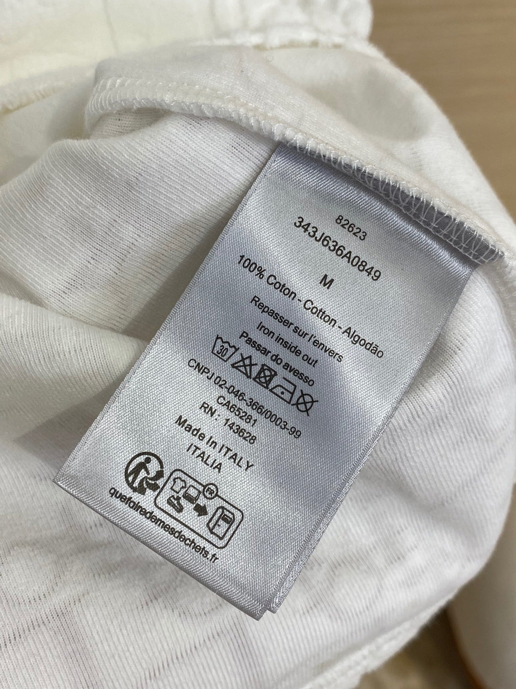 T-shirt CD oblique coupe relax 10/10