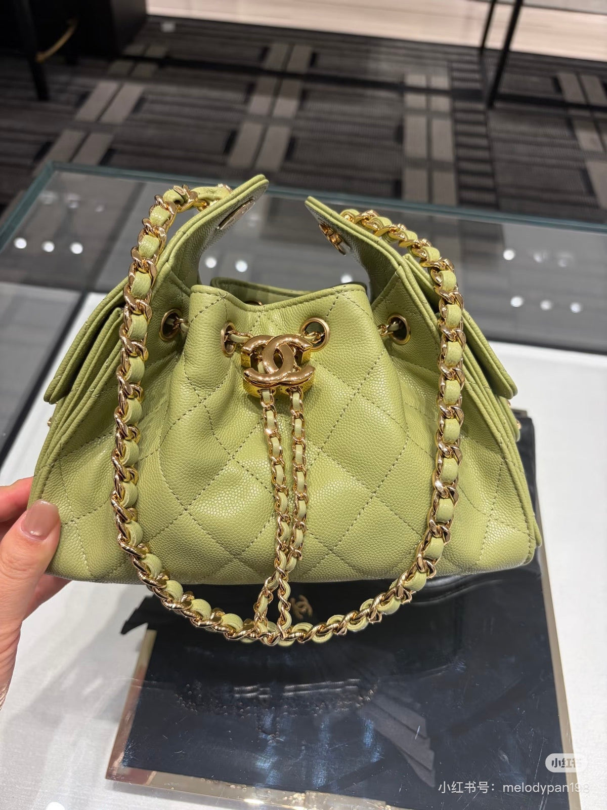 Sac Chanel vert