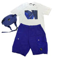 Ensemble cp company bleu pacifique avec sacoche