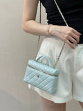 Sac Chanel bleu ciel