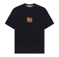 T-shirt Stone Island noir et orange