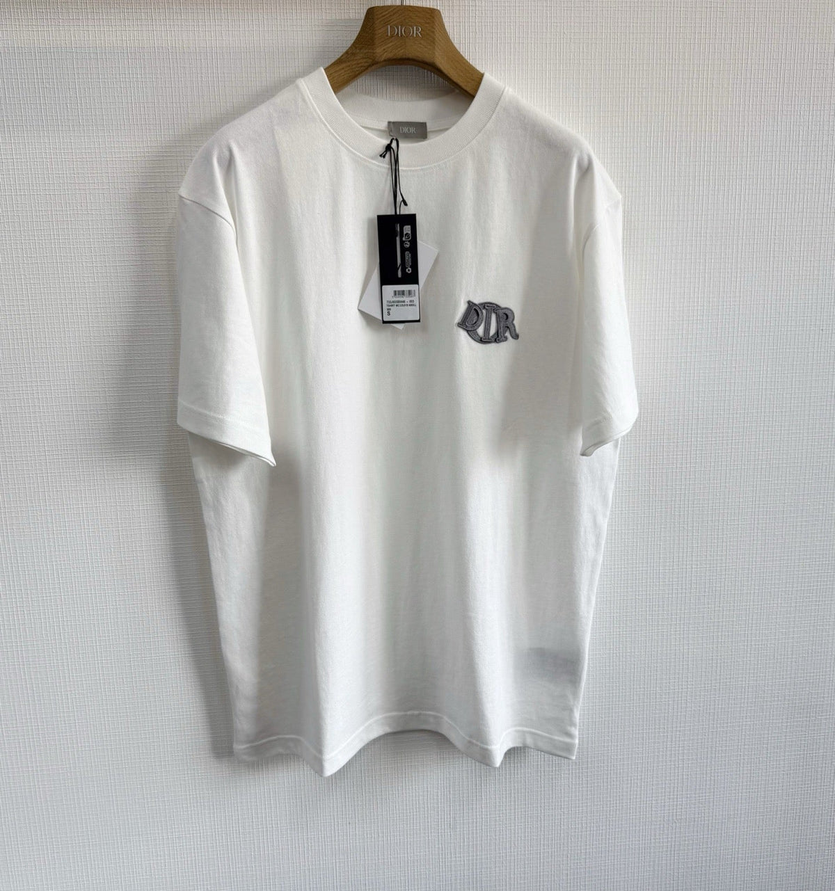 T-shirt CD Charm, coupe relax Jersey de coton bleu
