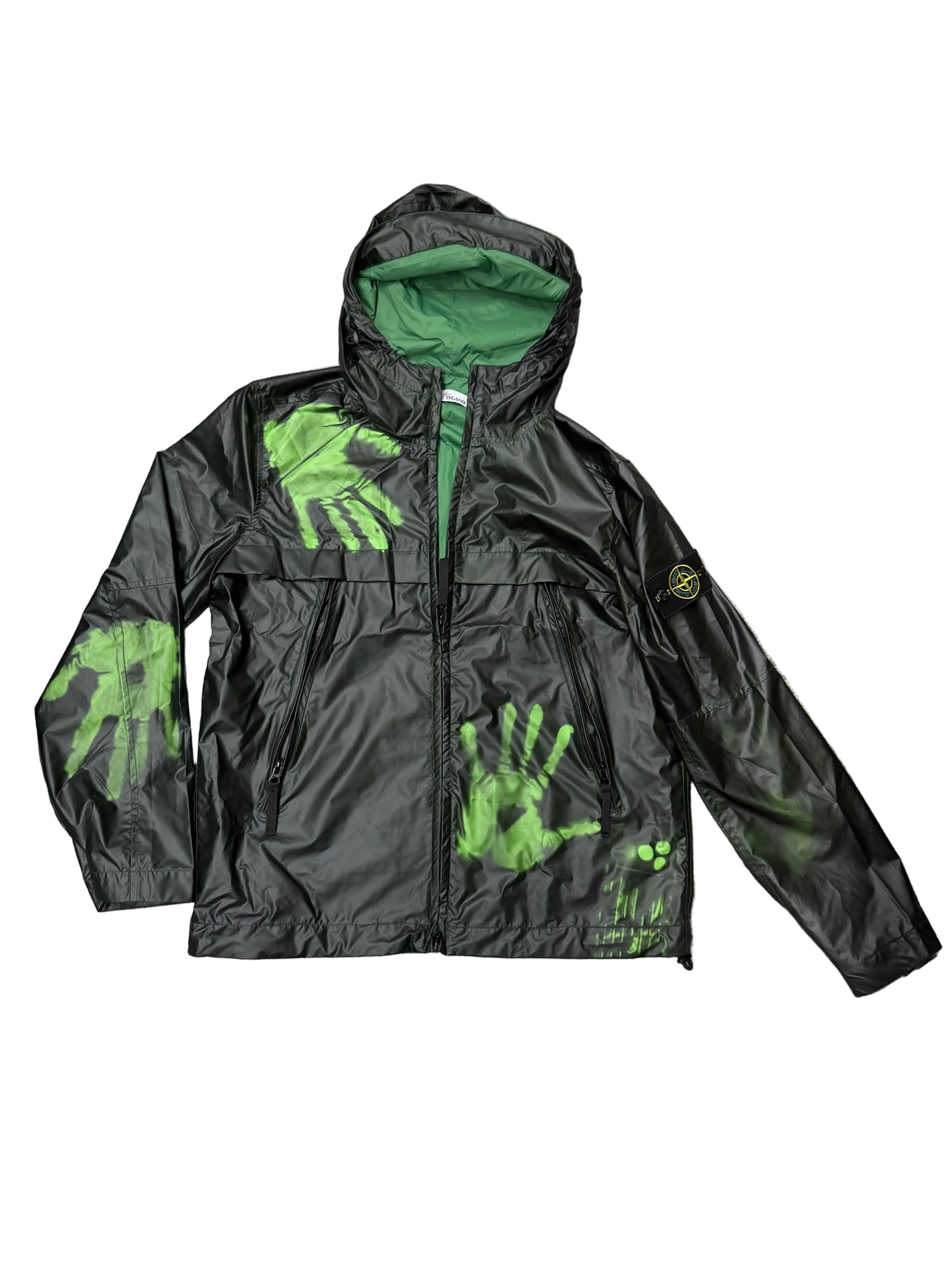Veste stone caméléon verte