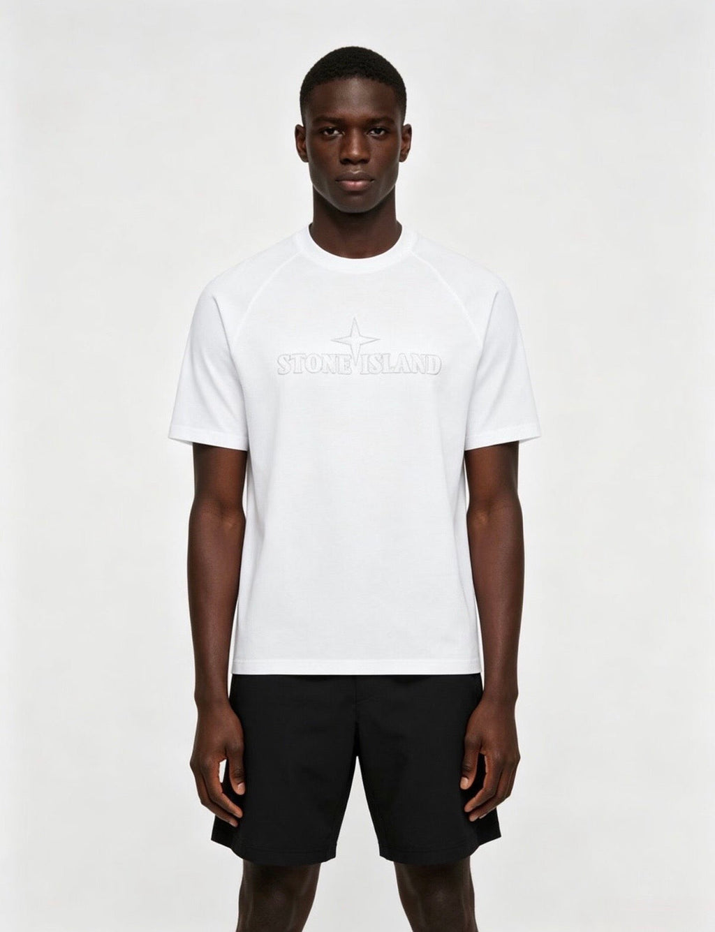 T-shirt Stone Island blanc