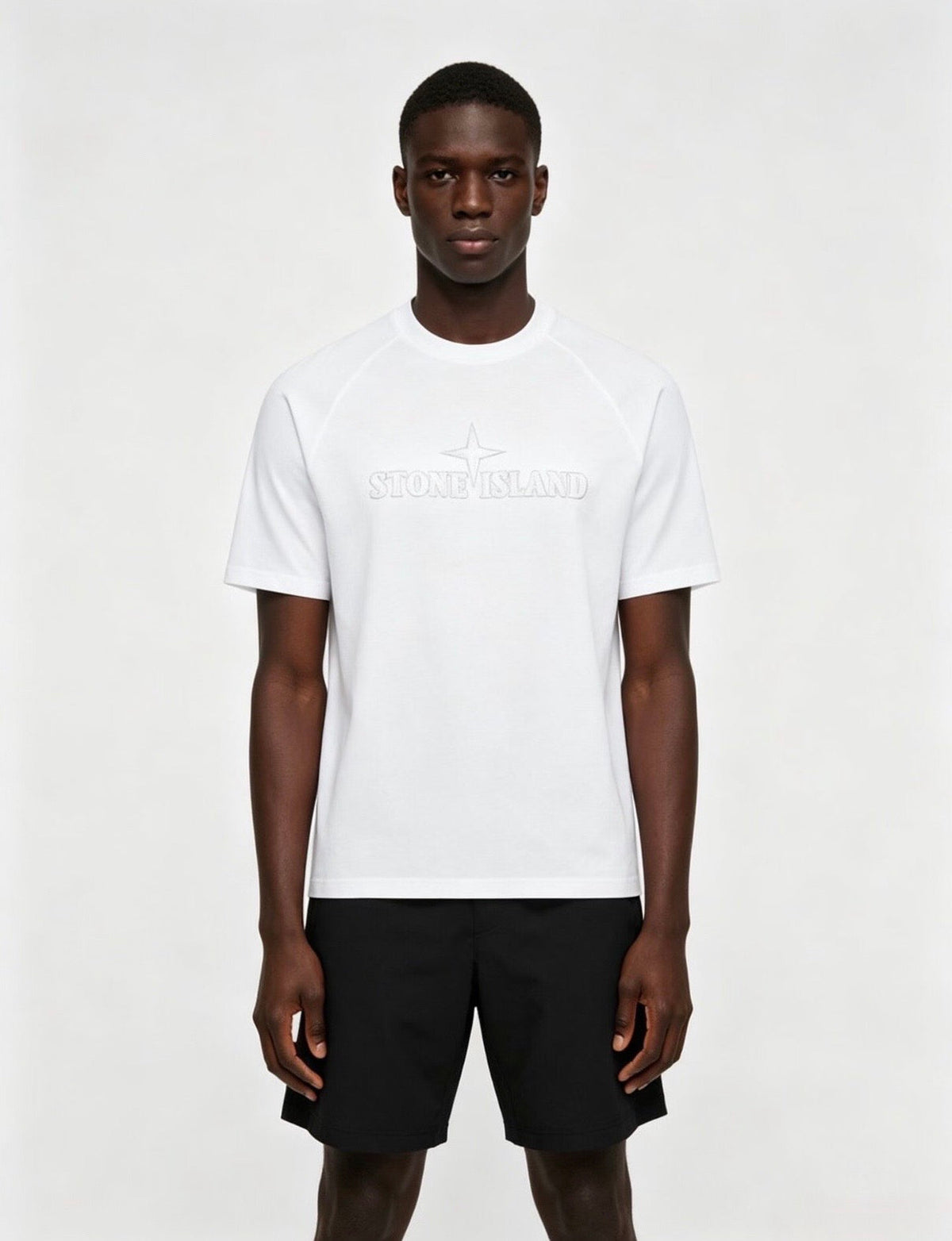 T-shirt Stone Island blanc