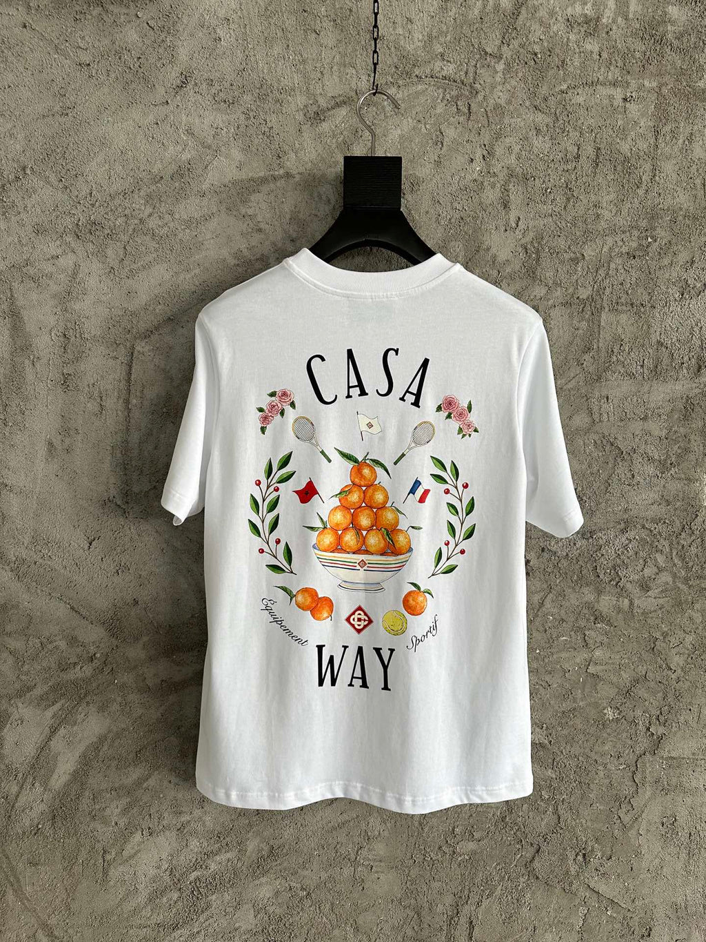 T-shirt Casablanca blanc