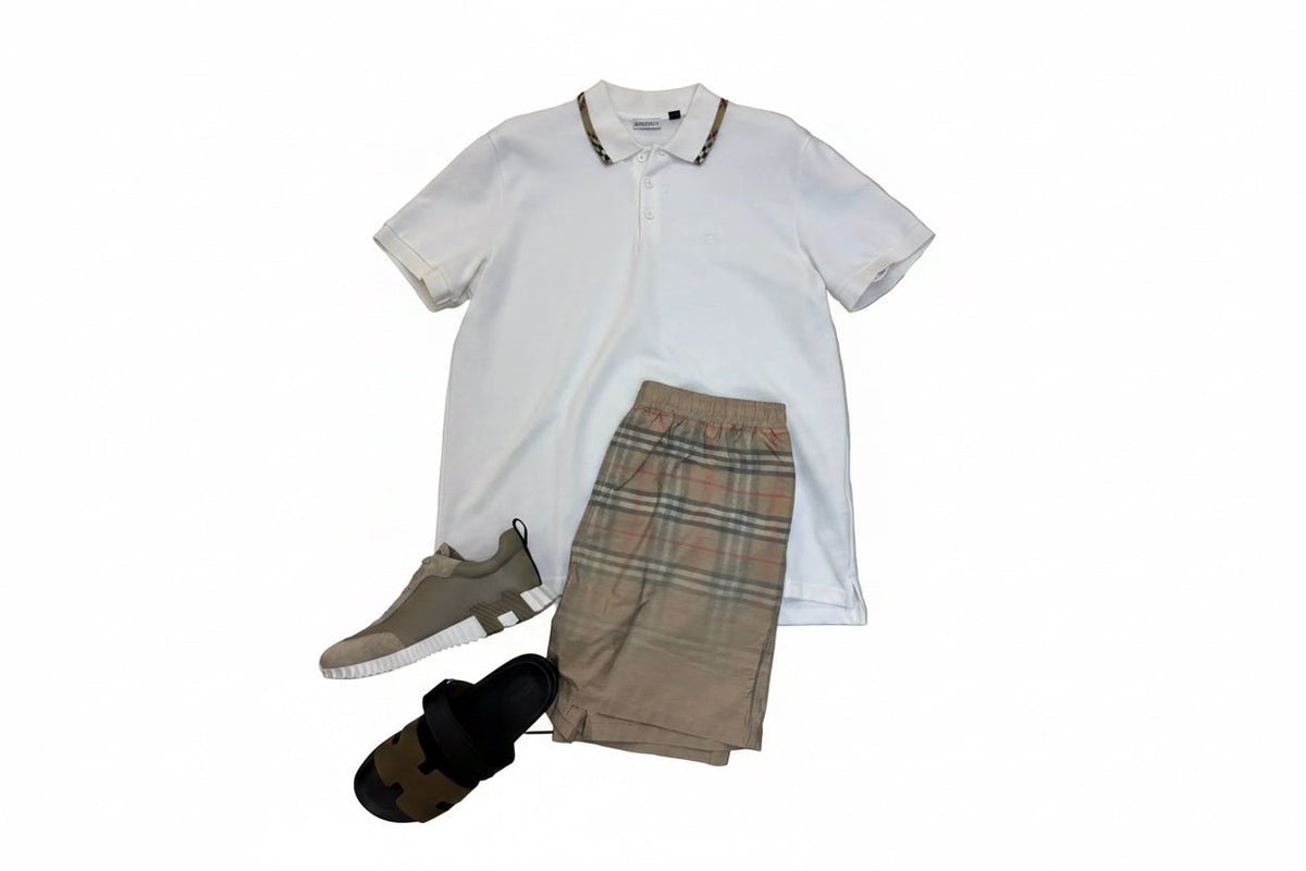 Burberry short&polo
