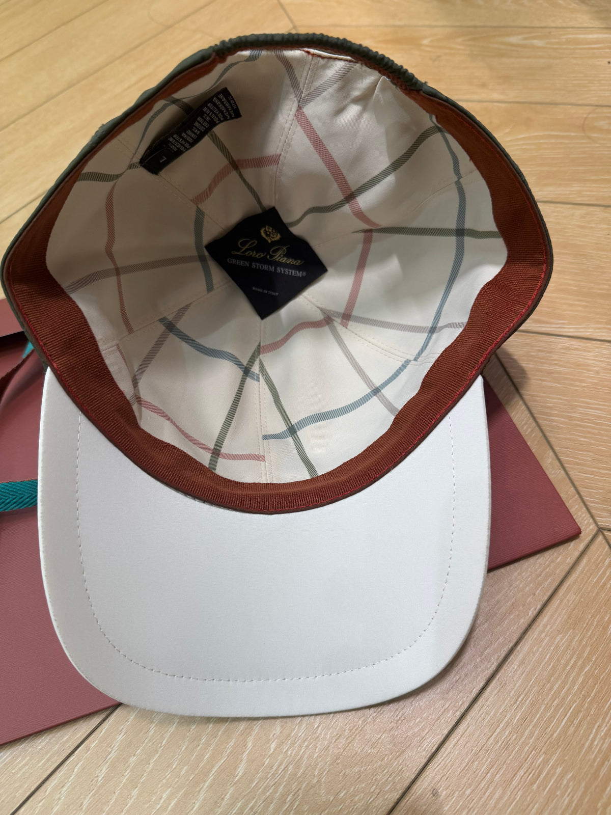 Casquette loro piana full qualité vert kaki