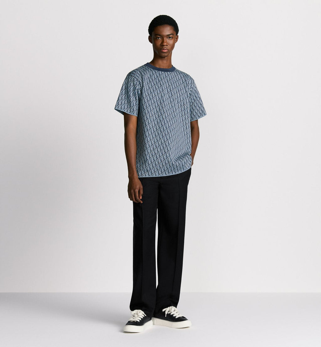 T-shirt Dior Oblique, coupe relax Jacquard