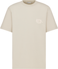 T-shirt CD Charm, coupe relax Jersey de coton beige