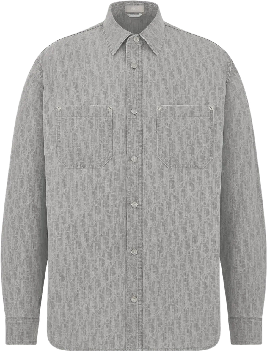 Ensemble CD Oblique Denim de coton gris
