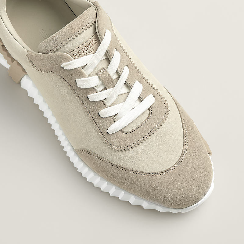 Sneakers Hermès Bouncing beige daim
