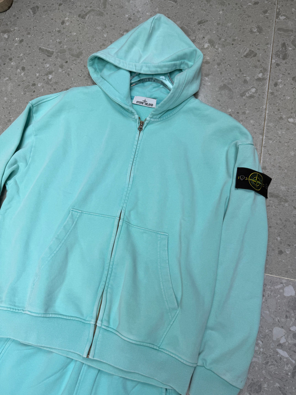 Ensemble stone island turquoise new model