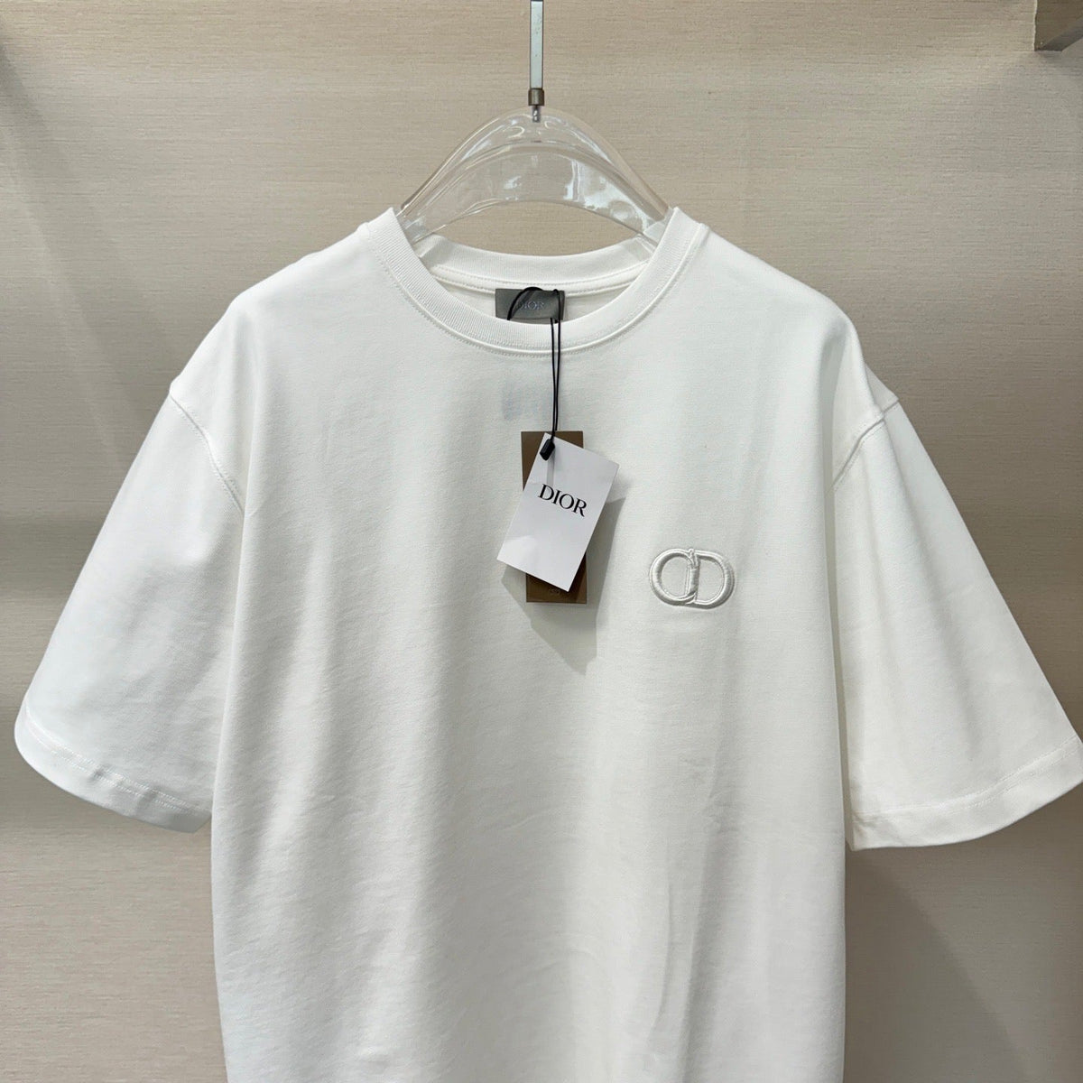 T-shirt CD Icon, coupe relax blanc