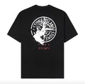 T-shirt Stone Island noir et rouge boussole