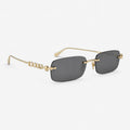 Lunettes de soleil rectangulaires