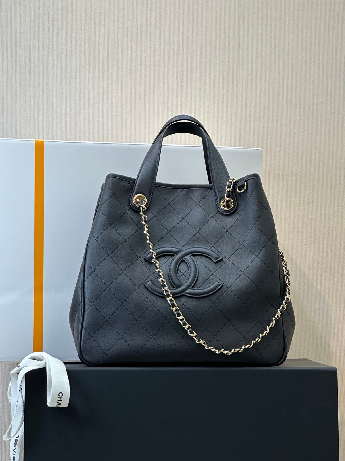 Sac Chanel daim gris