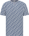T-shirt cd Oblique, coupe relax bleu