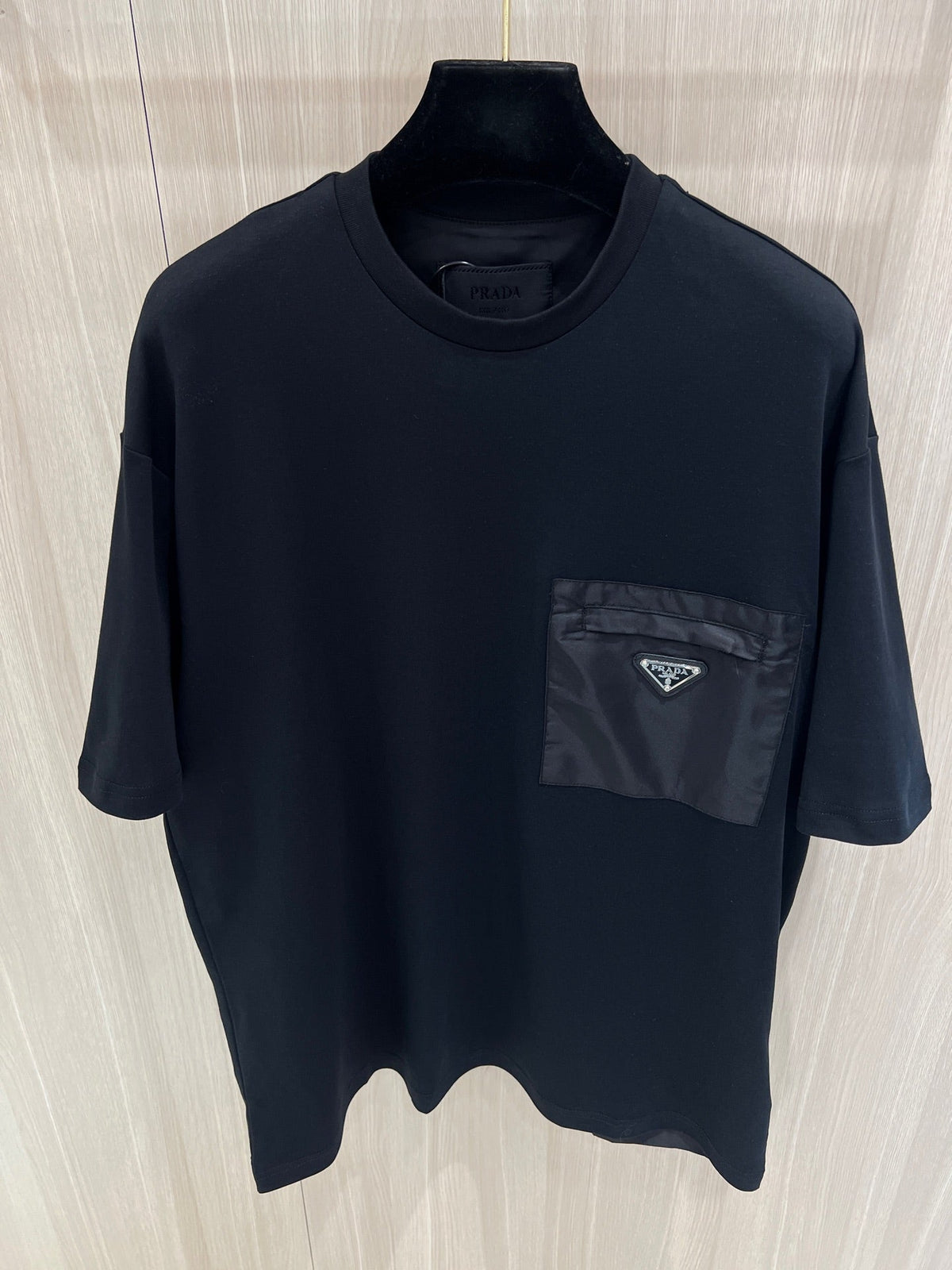 T-shirt Prd Black Cotton and re nylon