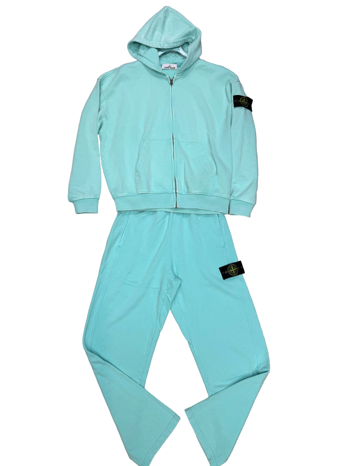 Ensemble stone island turquoise new model