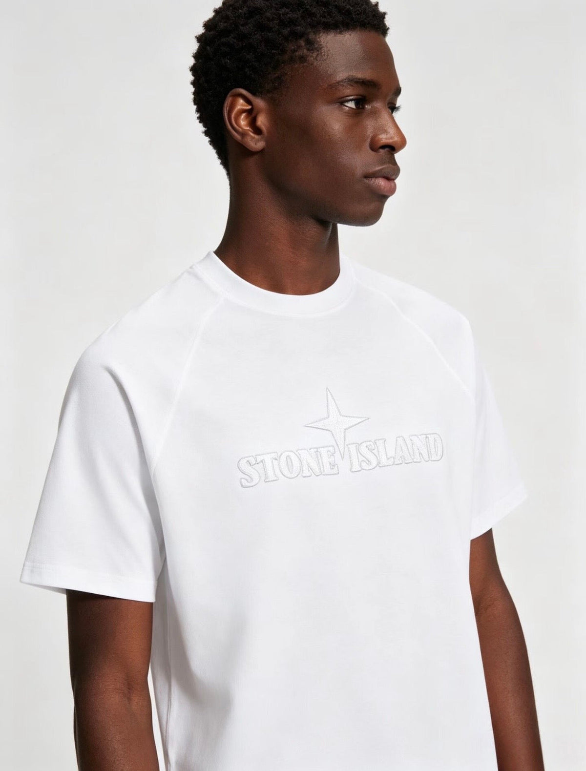T-shirt Stone Island blanc