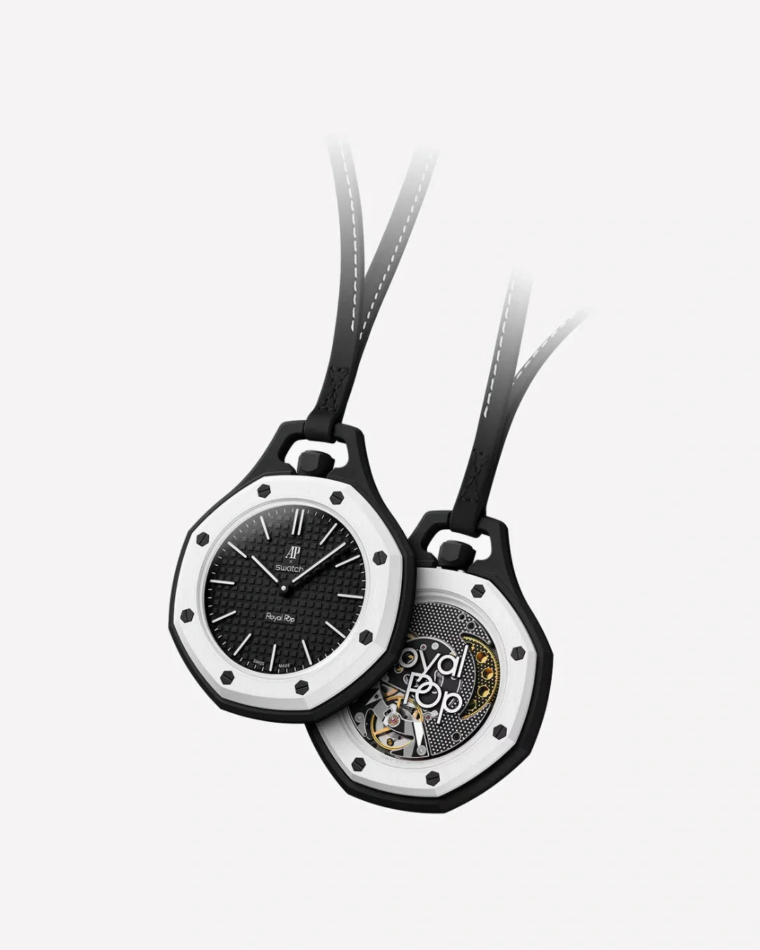 Audemars piquet x swatch automatic avec bracelet bio céramique inclus noir