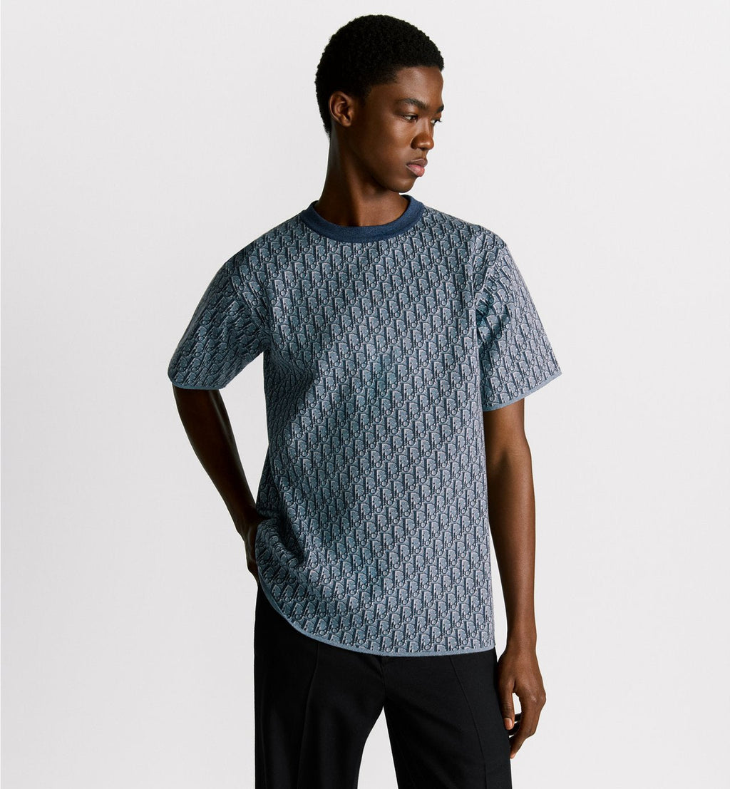 T-shirt Dior Oblique, coupe relax Jacquard