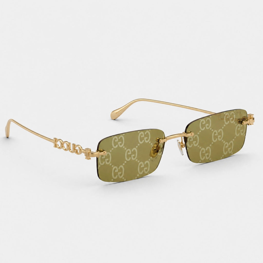Lunettes de soleil rectangulaires