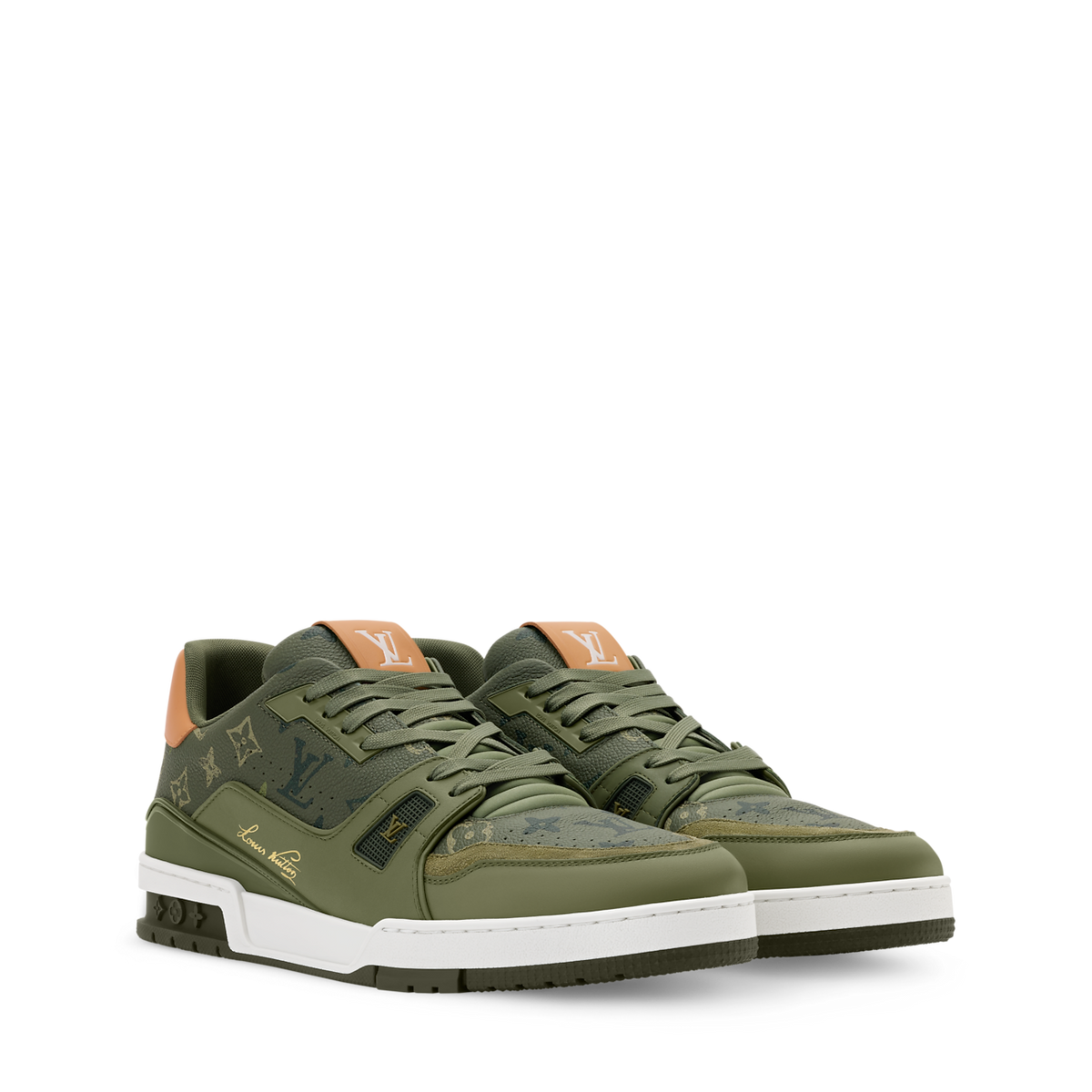 Sneakers lv vert kaki