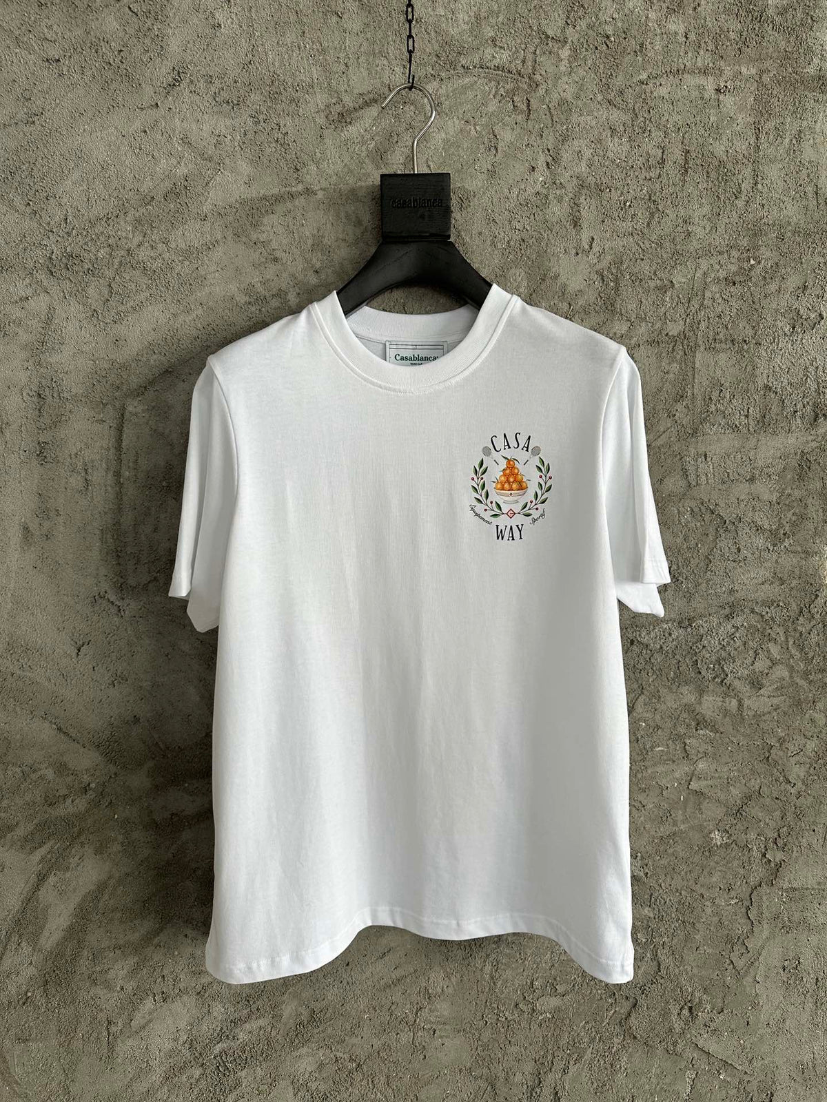 T-shirt Casablanca blanc
