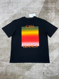 T-shirt Casablanca orange/noir