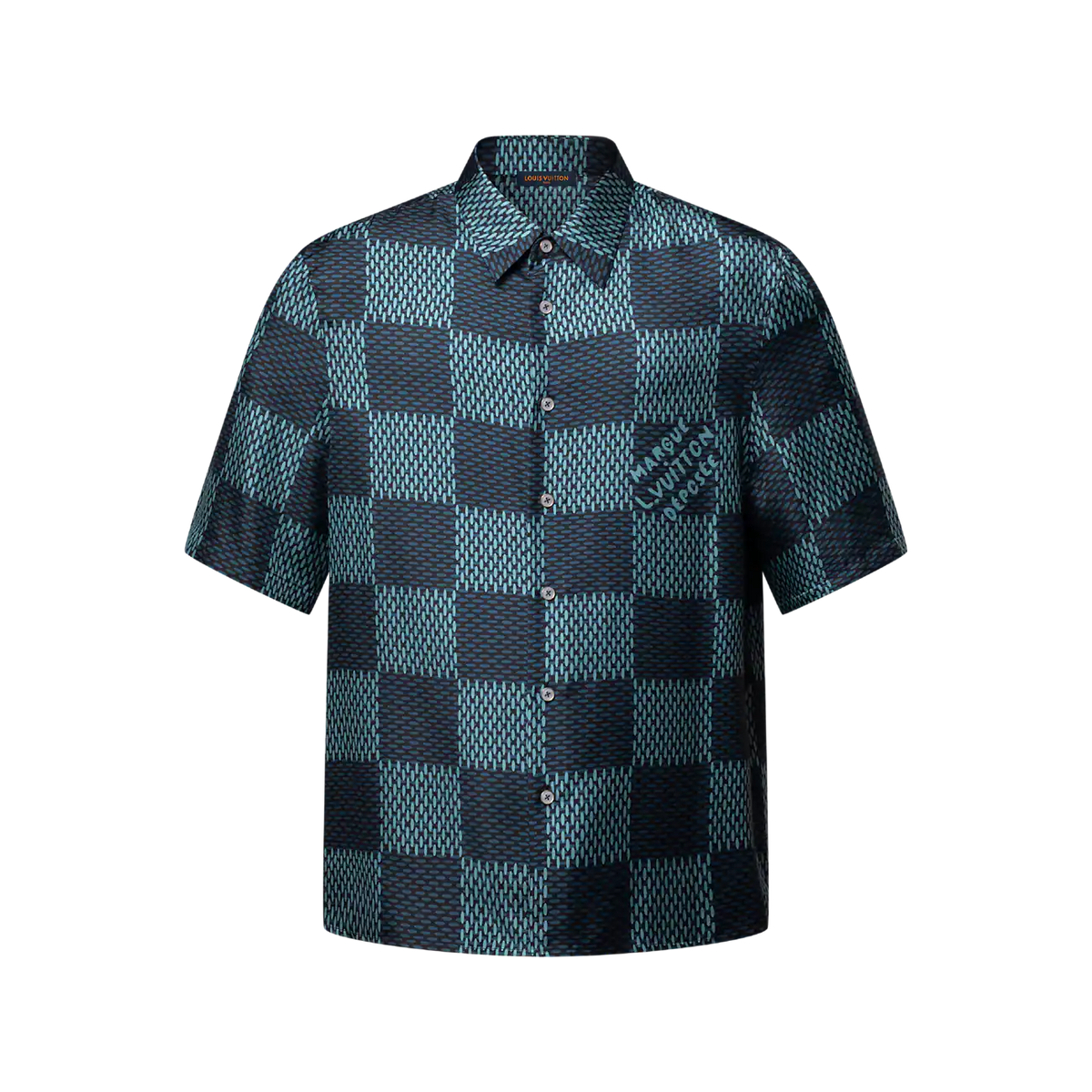 Ensemble LV monogramme bleu gris foncé