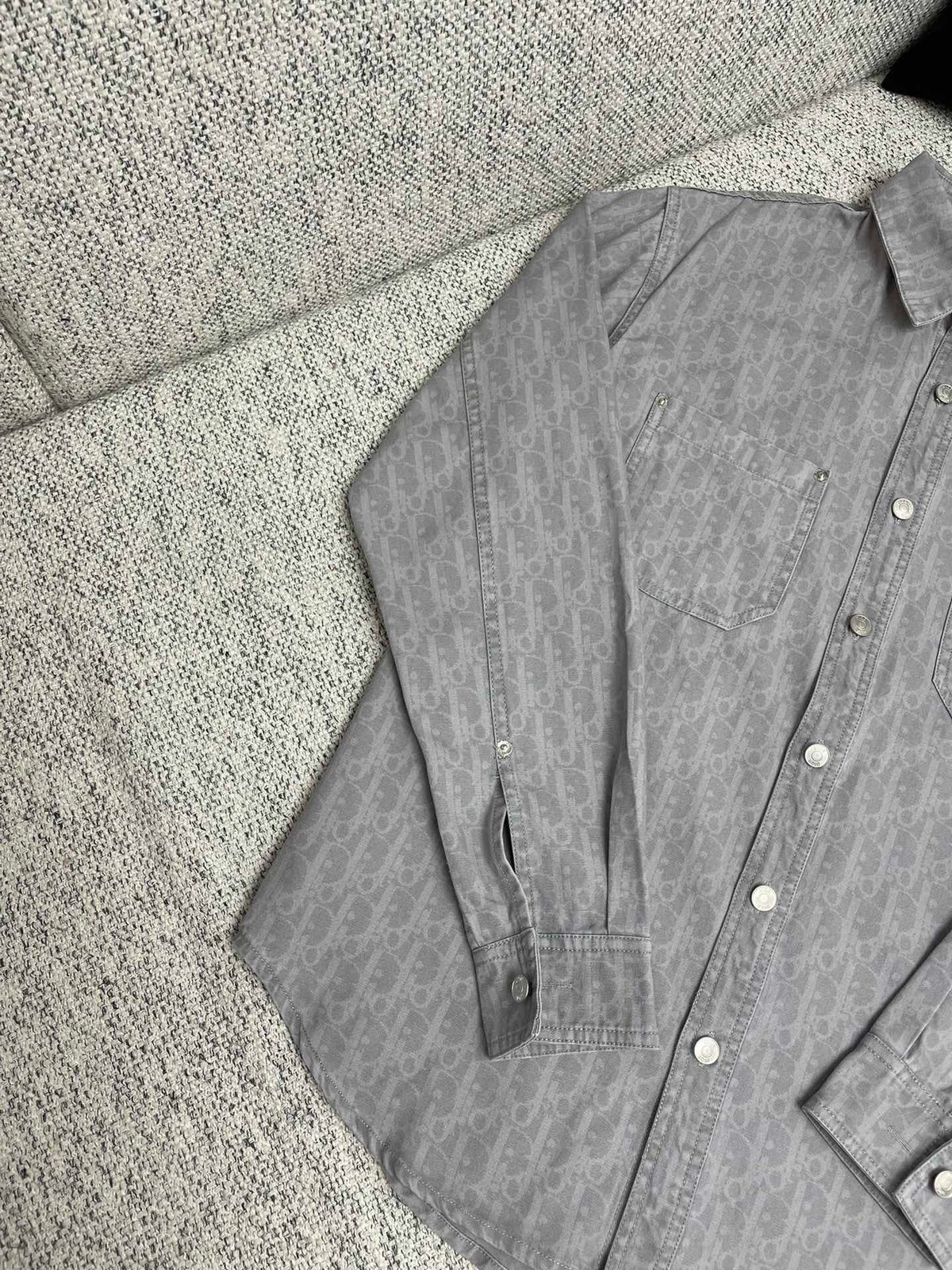 Ensemble CD Oblique Denim de coton gris