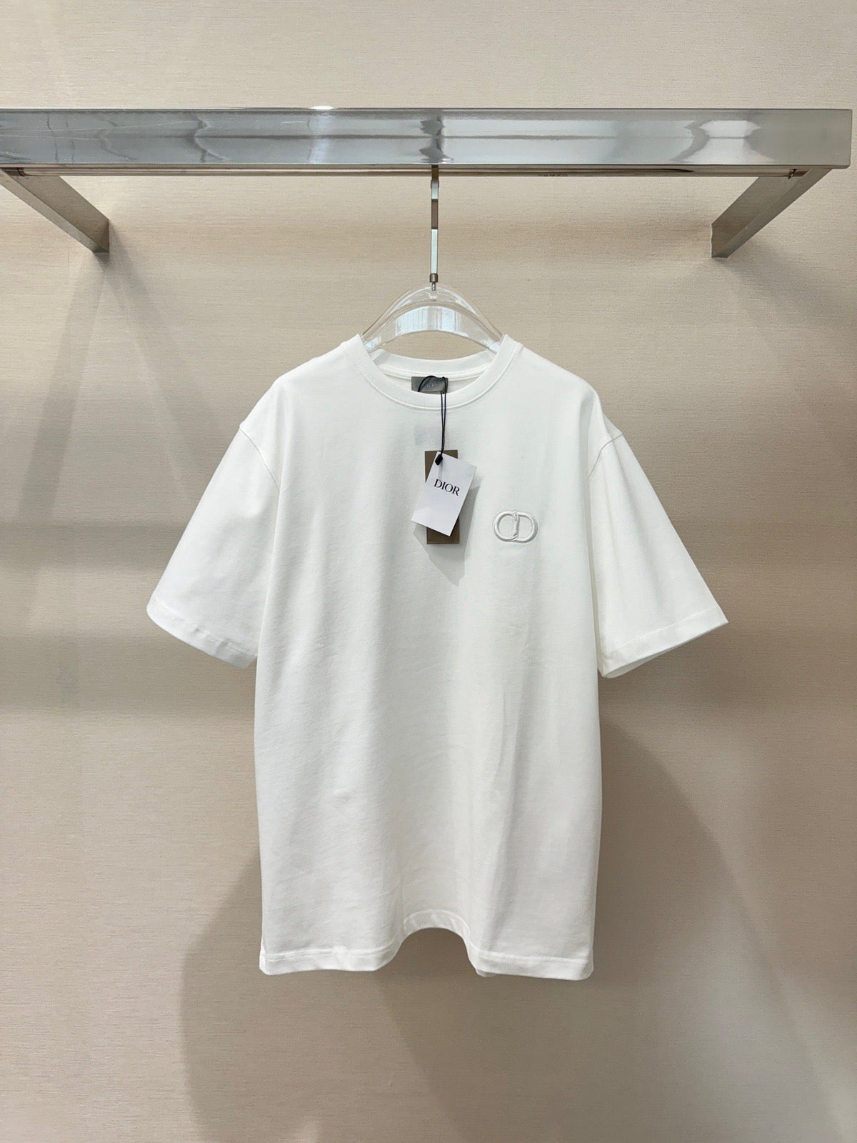 T-shirt CD Icon, coupe relax blanc
