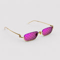 Lunettes de soleil rectangulaires