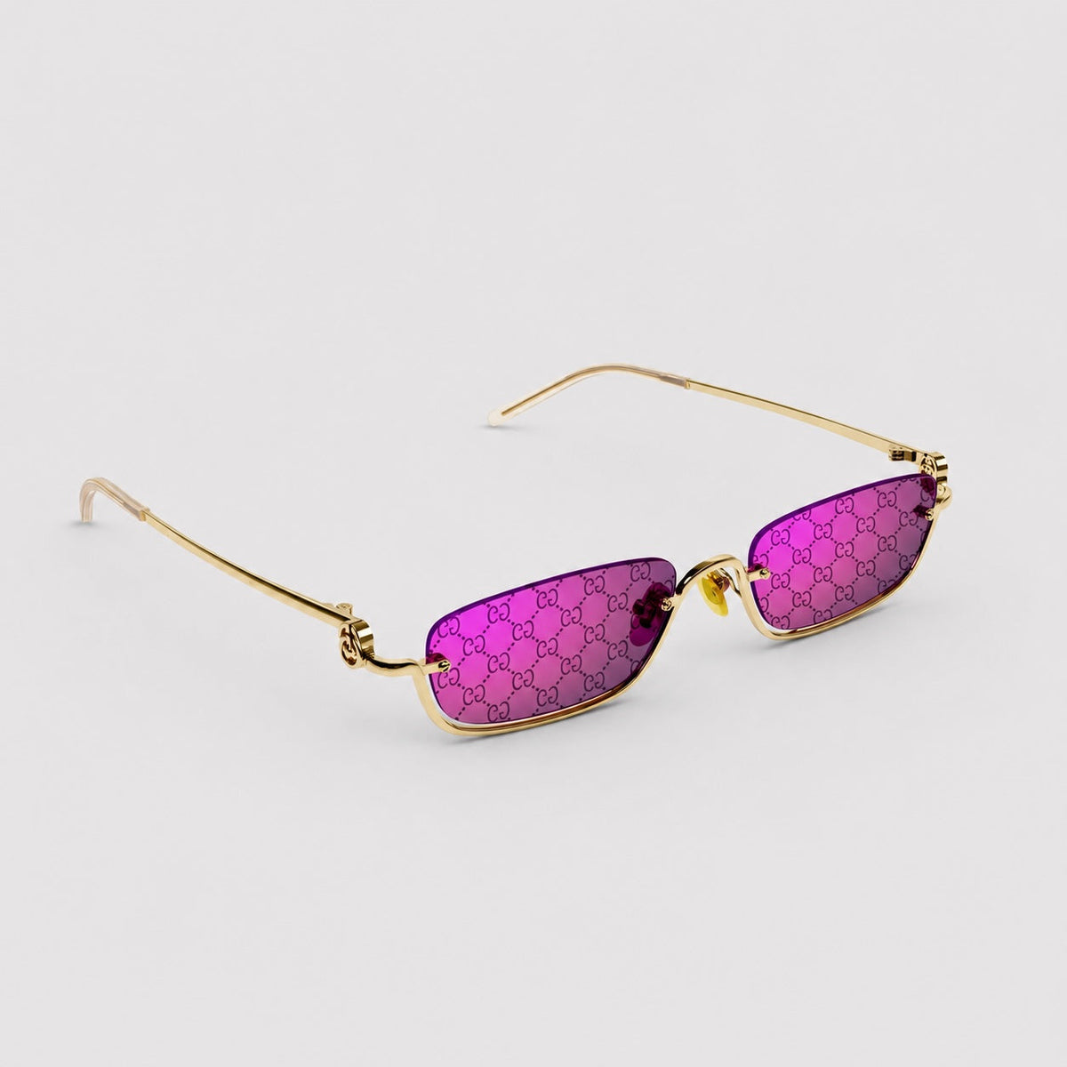 Lunettes de soleil rectangulaires