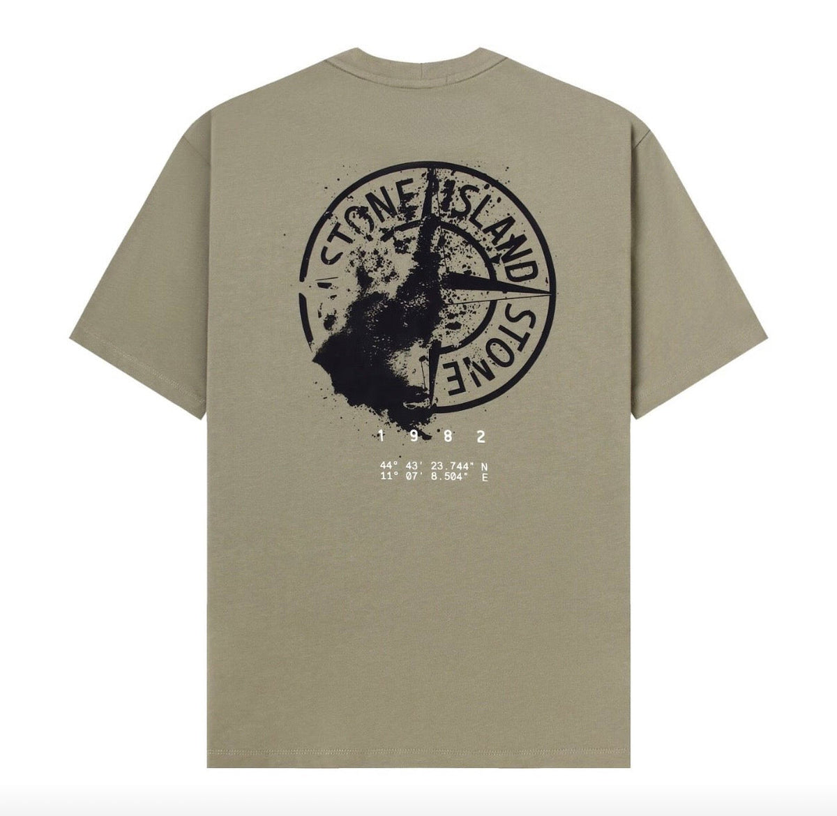 T-shirt Stone Island beige boussole