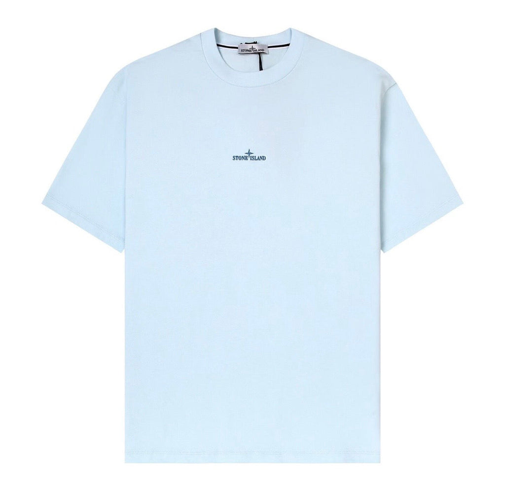 T-shirt Stone Island bleu ciel a boussole