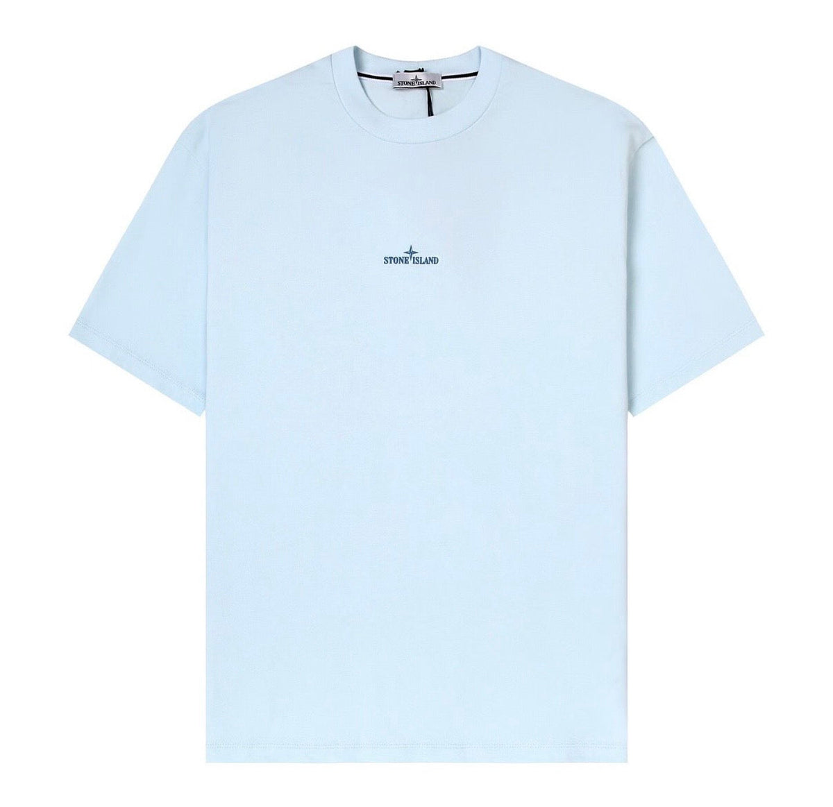 T-shirt Stone Island bleu ciel a boussole