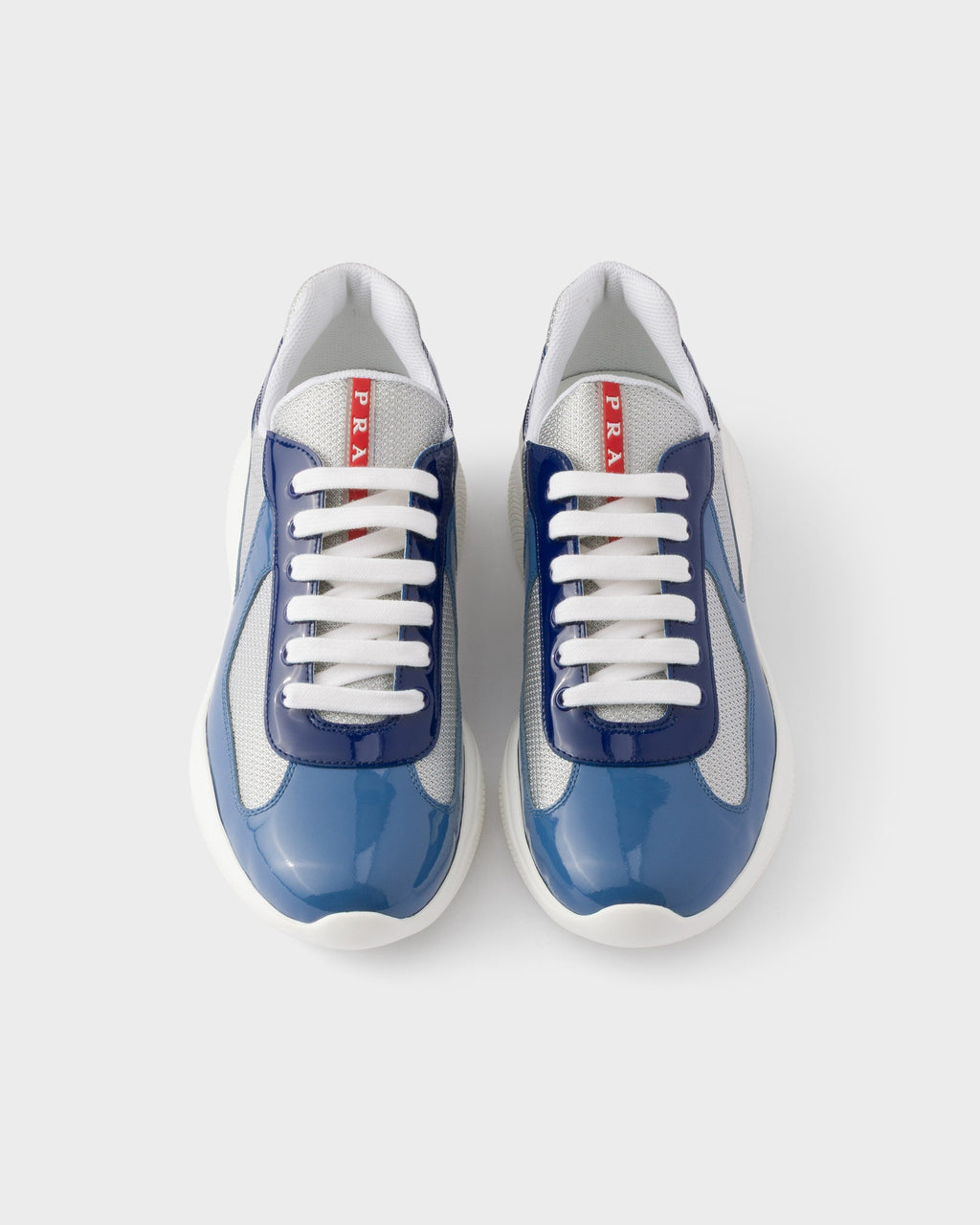 Sneakers Prada cup bicolore bleu